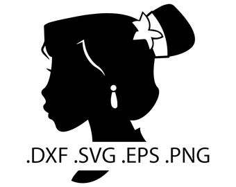 Mulan silhouet buste - Mulan - digitale download, Instant Download, svg-, dxf-, eps- en png-bestanden inbegrepen!