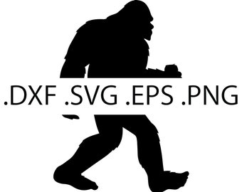 Archivo SVG de Bigfoot bebiendo cerveza – Sasquatch bebiendo (Descarga digital)