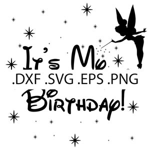 Tinkerbell Geburtstag - Digital Download, Sofort Download, svg, dxf, eps & png Dateien enthalten!