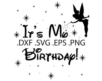 Tinkerbell Birthday - Digital Download, Instant Download, svg, dxf, eps & png files included!