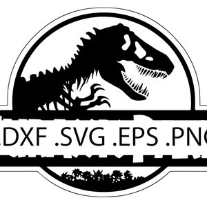 Jurassic Park SVG-logo: digitale download, directe download, svg-, dxf-, eps- en png-bestanden inbegrepen!