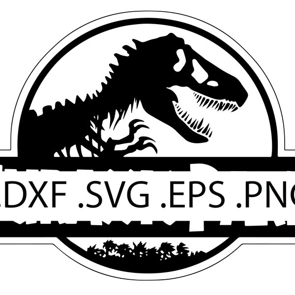 Logo Jurassic Park SVG - téléchargement numérique, téléchargement immédiat, fichiers svg, dxf, eps et png inclus !