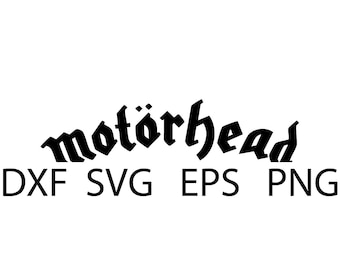 Motorhead - Rock Band Logo - Digital Download, Instant Download, svg, dxf, eps & png files included!