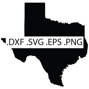Gedetailleerd overzicht van Texas - digitale download, directe download, svg-, dxf-, eps- en png-bestanden inbegrepen!
