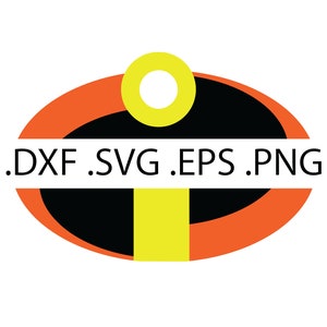 The Incredibles Logo - Digital Download, Instant Download, svg, dxf, eps & png files included!