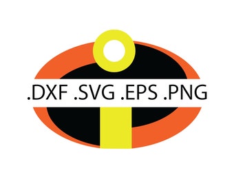 The Incredibles Logo - Digital Download, Instant Download, svg, dxf, eps & png files included!