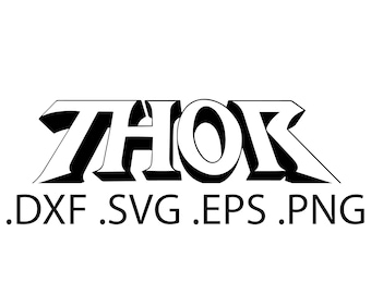 Thor Logo - Digital Download, Instant Download, svg, dxf, eps & png files included!