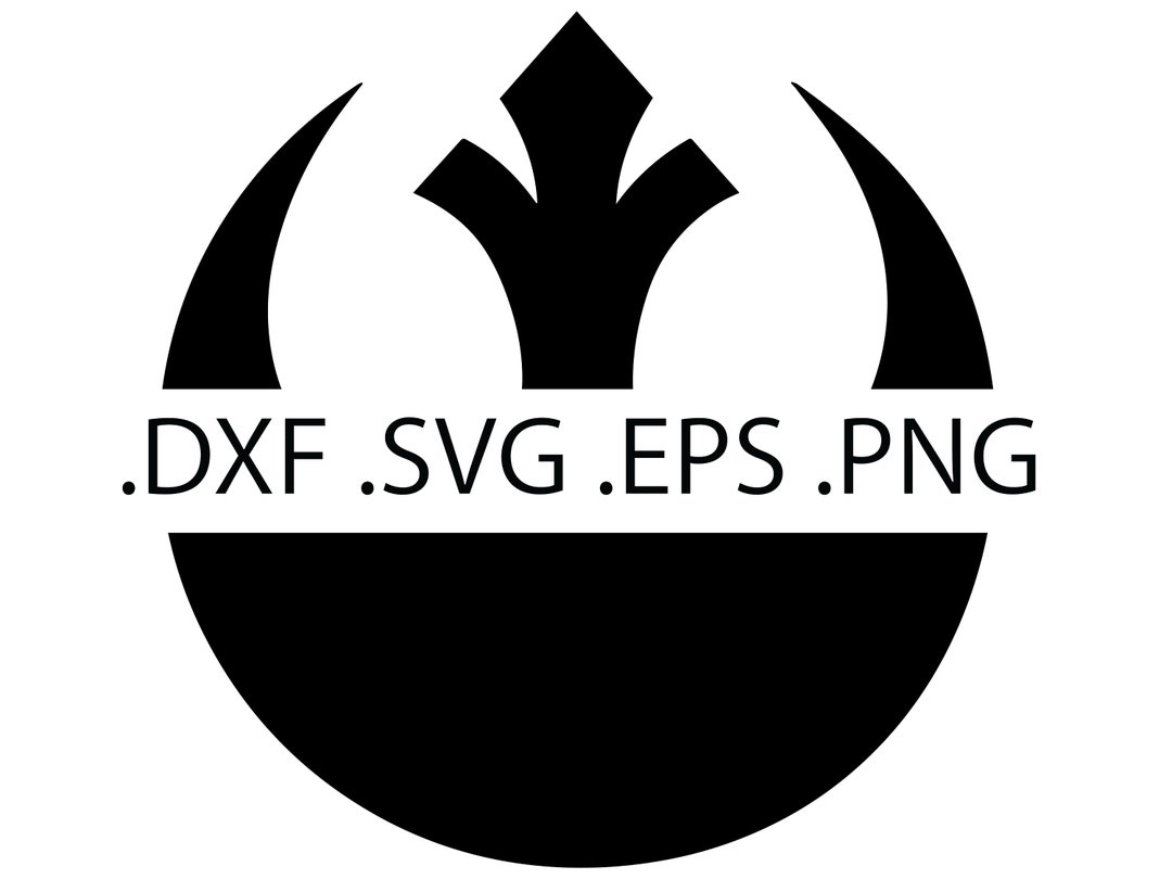 Rebel Alliance Symbol - Digital Download, Instant Download, Svg, Dxf, Eps & Png Files Included ...