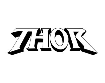 Thor　フォトサイン Thor Logo - Digital Download, Instant Download, Svg, Dxf