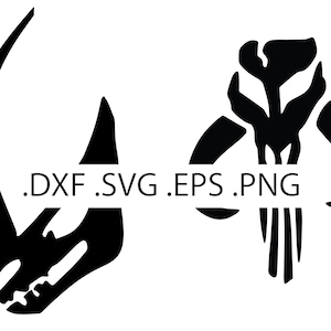 Mandalorian Crest - Signet of Clan Mudhorn - Bundle - Digital Download, Sofort Download, svg, dxf, eps & png Dateien enthalten!