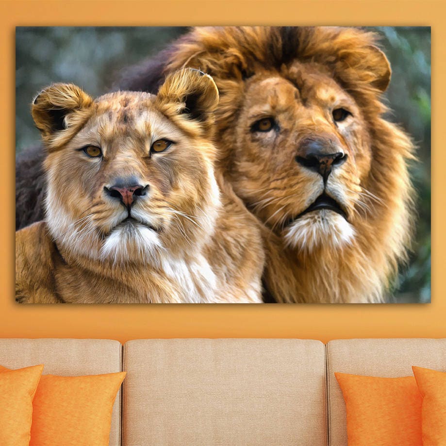 Löwen Bilder auf Leinwand: Unleash Your Inner Artist with Majestic Lion Drawings!