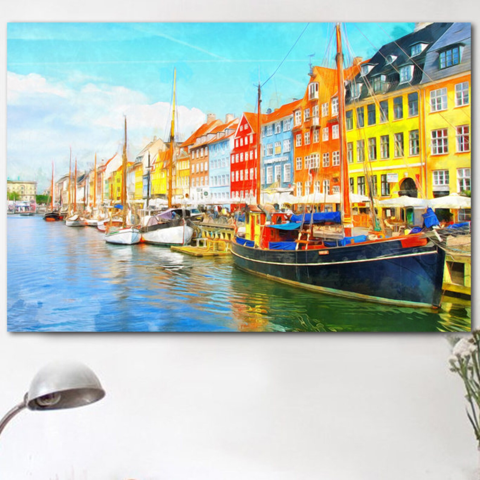 Denmark Canvas Large Art painting Poster Wall art interior Etsy
