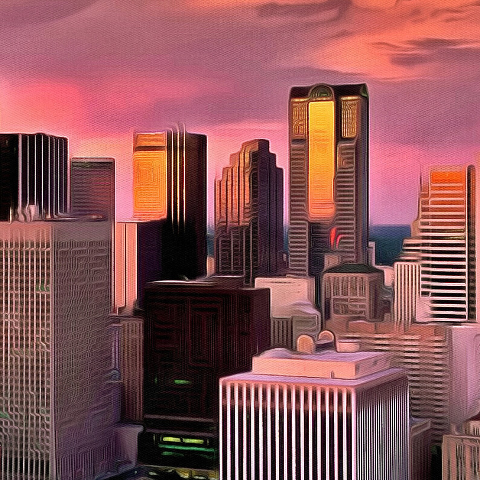 Dallas Canvas Texas art Large Art painting Poster Wall art Etsy