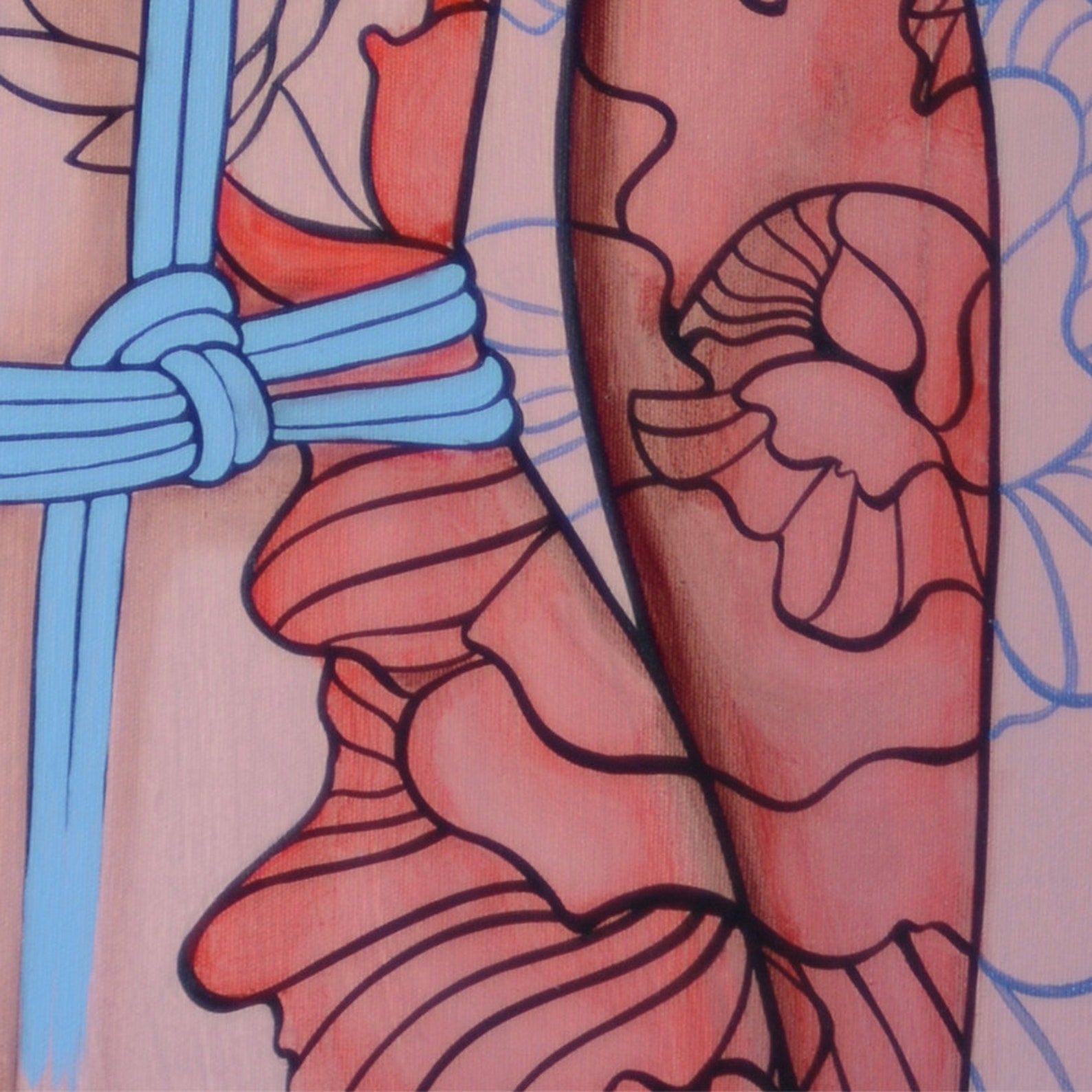 Nude prints art Shibari art Shibari Erotic art Kinbaku art | Etsy