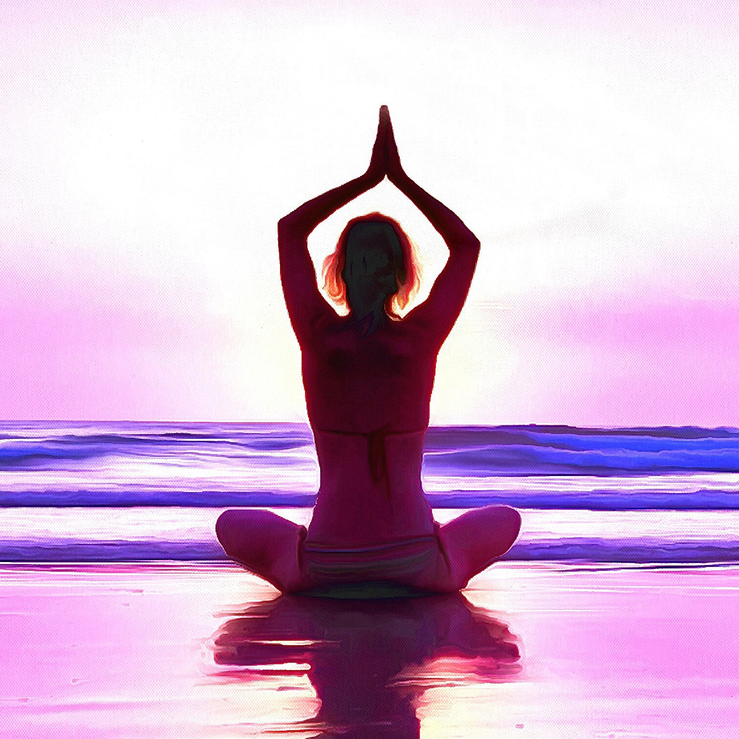 Meditation Canvas Yoga Wall Art Meditation Poster Etsy