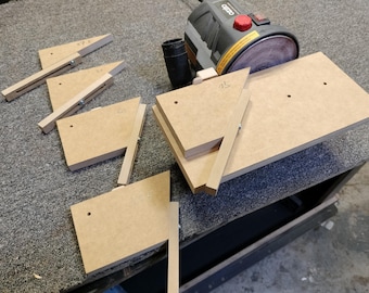Kumiko Parts Sanding Jig PDF Plan, Mini Disc Sander