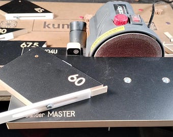 Kumiko Part Disc Sander Jig with Micro Adjust