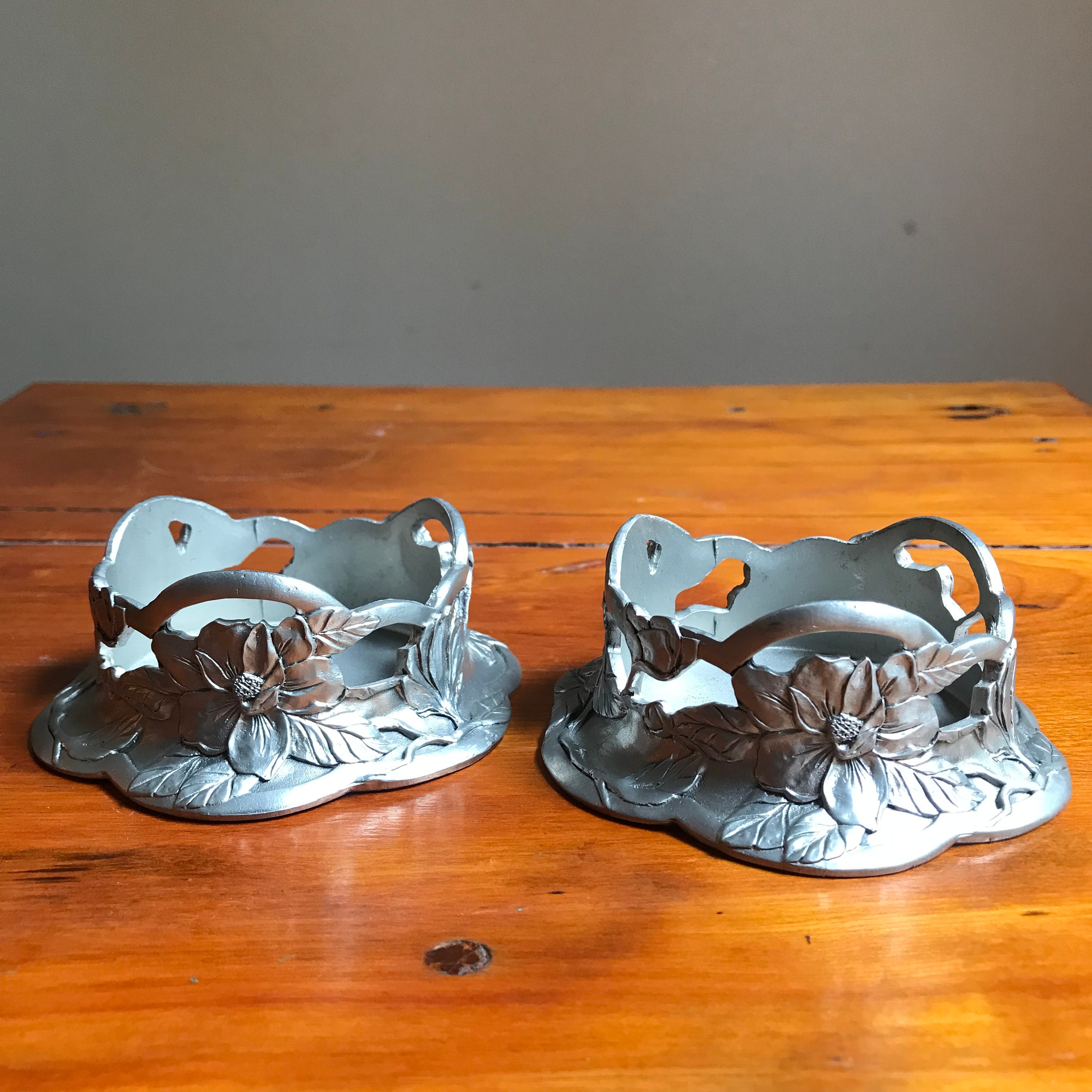 Zinn Candlestick - Etsy