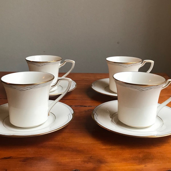 Noritake Zuppiera Golden Cove – Piatto Fondo In Ceramica, Modello Fuori Produzione, Nuovo Con Etichetta, Diametro 16,5 Cm Circa - 3