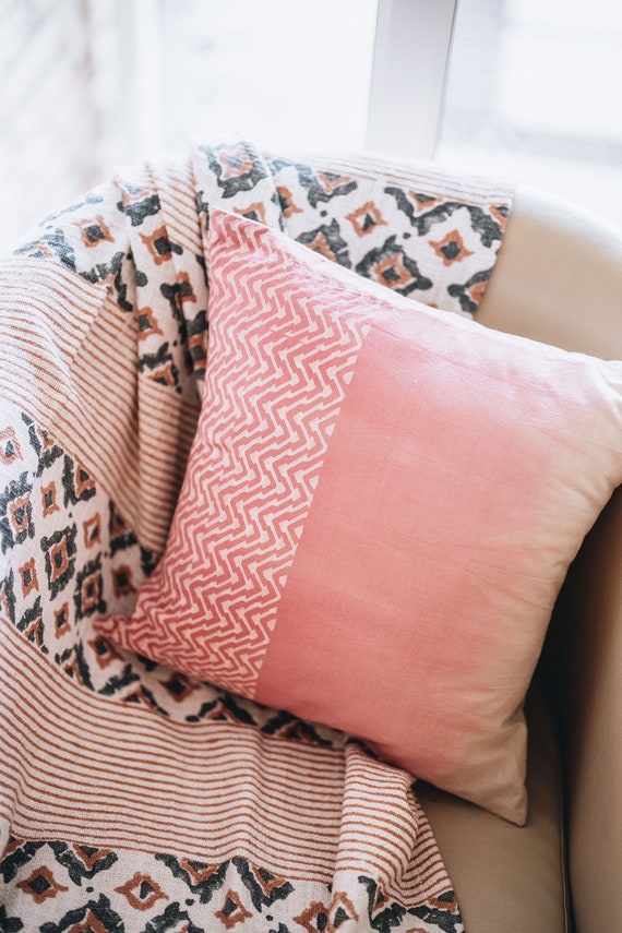 Handwoven Textured Cotton Sofa Blanket boho Bed Blanket Throw machine Washable Picnic Blanket yoga or Meditation Throw new Home Gift wrap Etsy