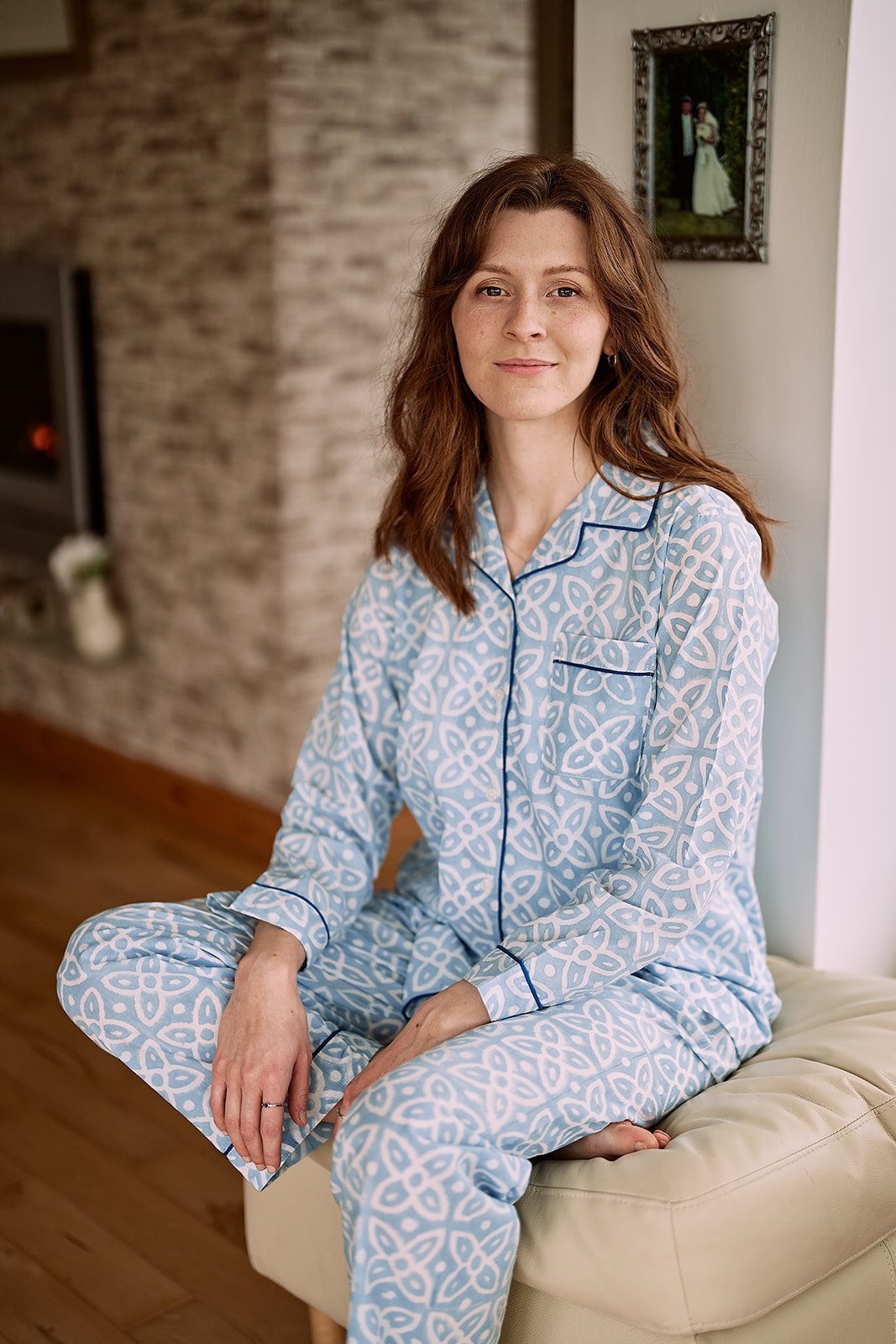 Reese Handmade Pajama set: Cupro Pants and Microfiber top