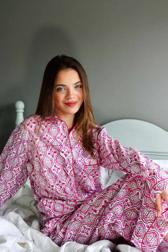 Printed cotton pyjamas