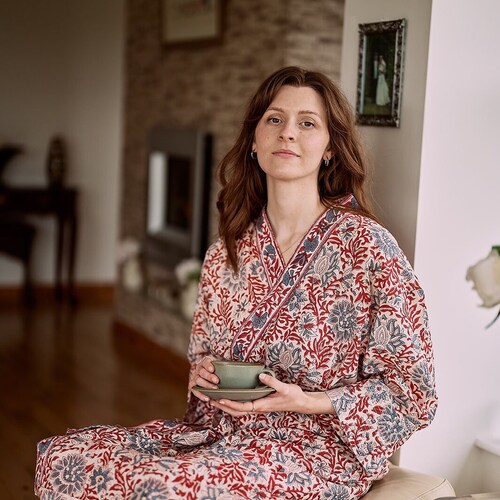 lightweight cotton kimono