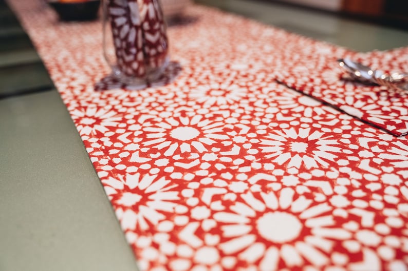 WovenRiches Block Print Table Runner - Thumbnail 3
