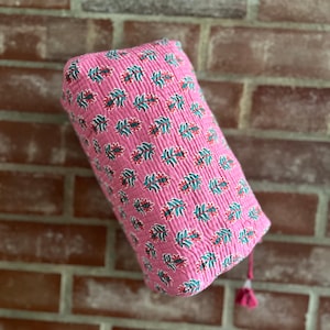 Borsa da viaggio per il trucco da donna, borsa cosmetica compatta, organizer con cerniera, astuccio da toeletta leggero, elegante e resistente, essenziale da viaggio