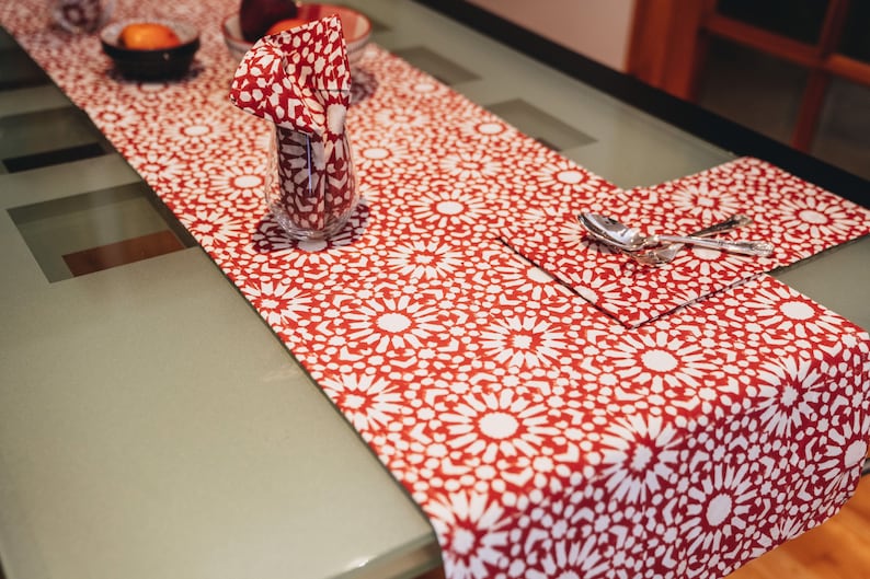 WovenRiches Block Print Table Runner