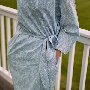100%cotton Dressing Gown,lightweight Indian Cotton Kimono,block Print  Kimono Robe,soft,japanese Kimono Cardigan,cotton Anniversary Gift, - Etsy