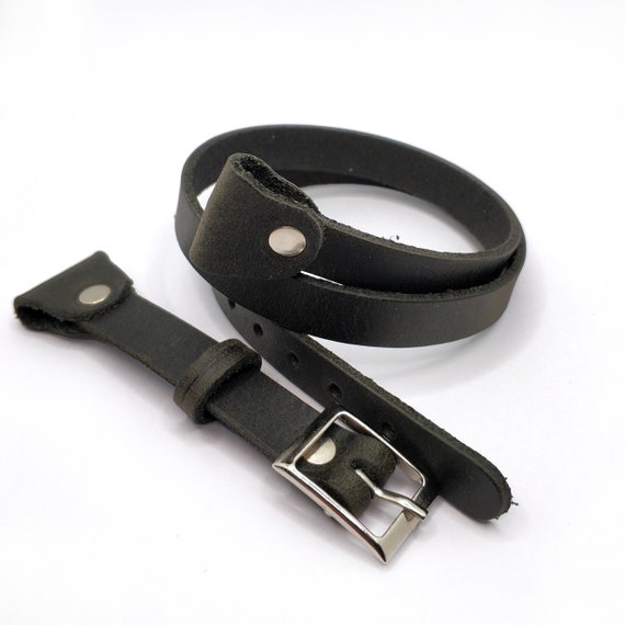 Jetta - Rustic Leather Long Watch Strap: Wrap Around Band, 12-24mm Lugs