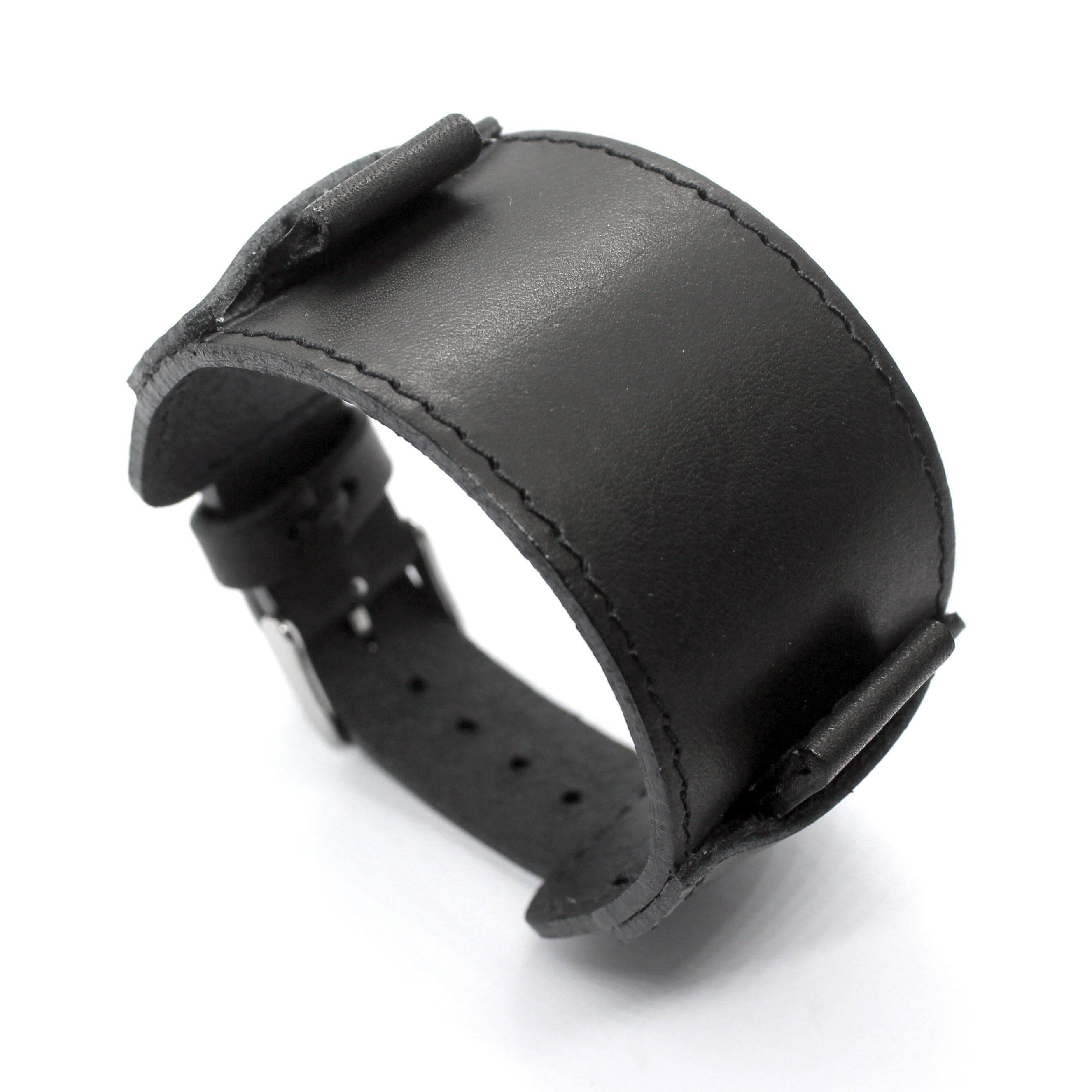 Model D Montre black calfskin leather watch strap 20 mm lugs | Etsy