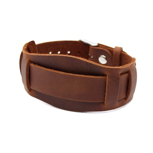 G1045 zacht handgemaakt leren herenhorlogeband, brede vulling 20 mm, 22 mm lugs | Dun, flexibel, zacht custom horlogebandontwerp uit één stuk