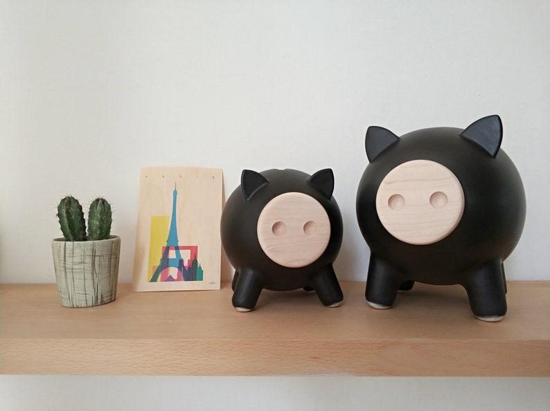 Mini PIGZ Modern Piggy Bank Baby Size Baby Shower Nursery Etsy