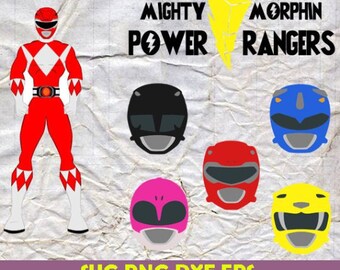 Download Power rangers svg | Etsy