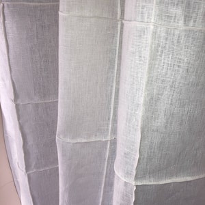 Your Basic Premium Linen Curtain Panels Simple Glass Block Design Perfect Room Divider image 7