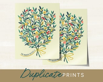 Duplicate Print, Add New Family Names - any design in any size