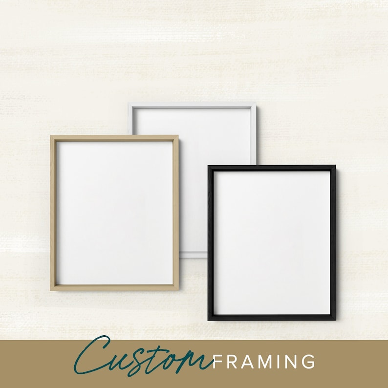 Custom Frame Modern Frame Wall Art Home Decor Gallery Etsy