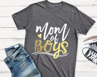 Mom Of Boys, Mom Of Boys svg, Mommy Boy Mother Boys Newborn Baby, instant download, eps, png, pdf, svg file, Commercial Use Cut Files