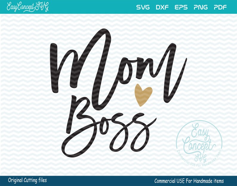 Download Mom Boss SVG svg instant download design eps png pdf Cut ...