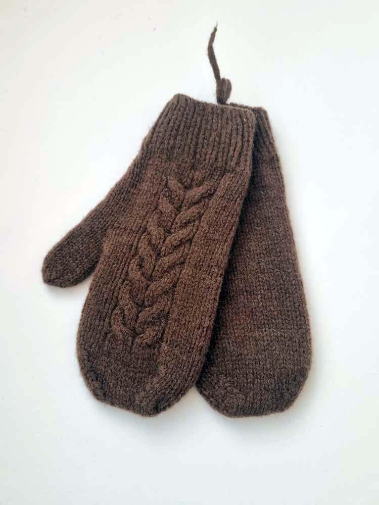 Knitted Merino Wool Cashmere Gloves - Made in Lithuania