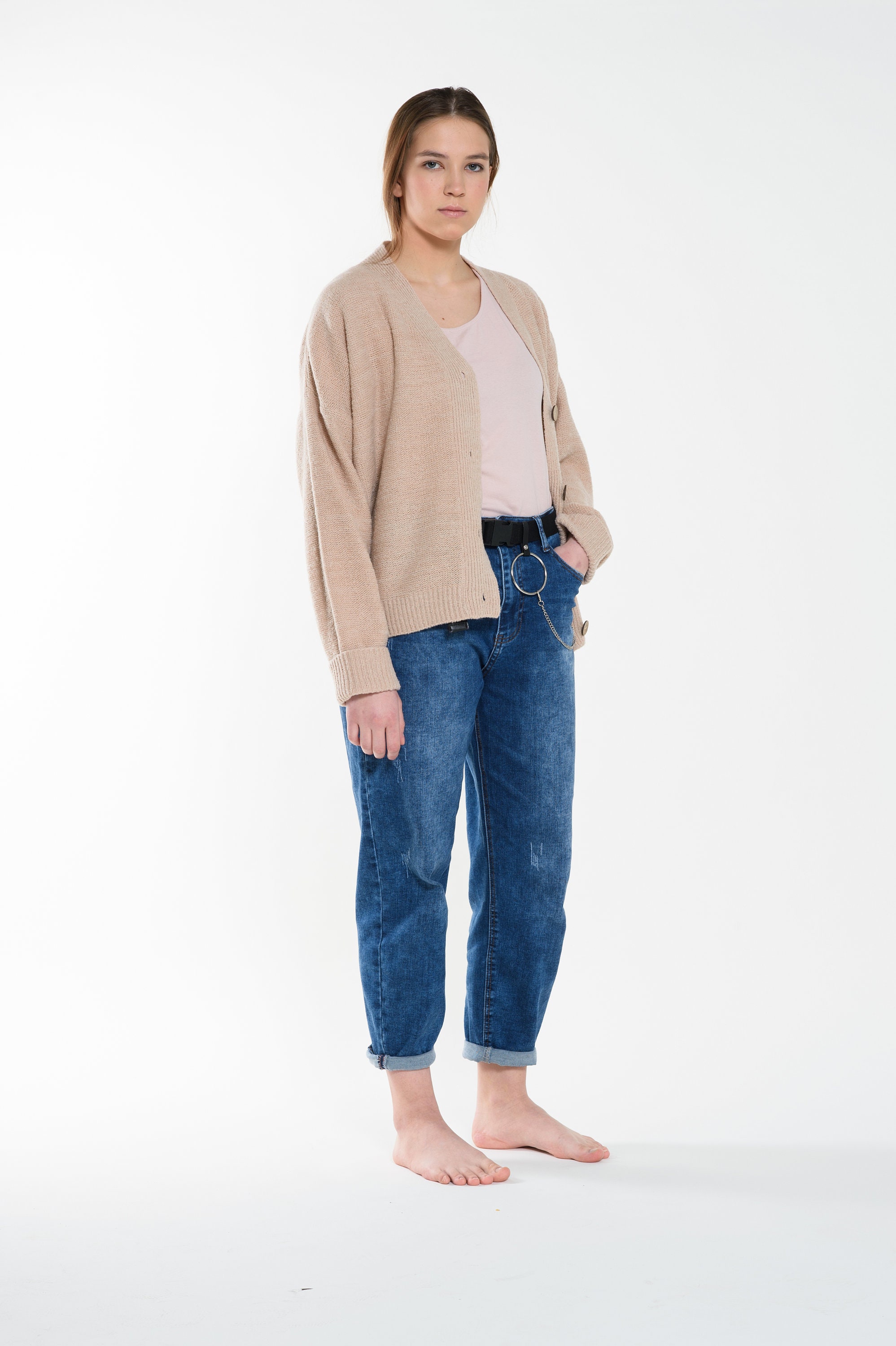 Button up Cardigan With Baggy Sleeves Oversized Cardigan With Etsy UK