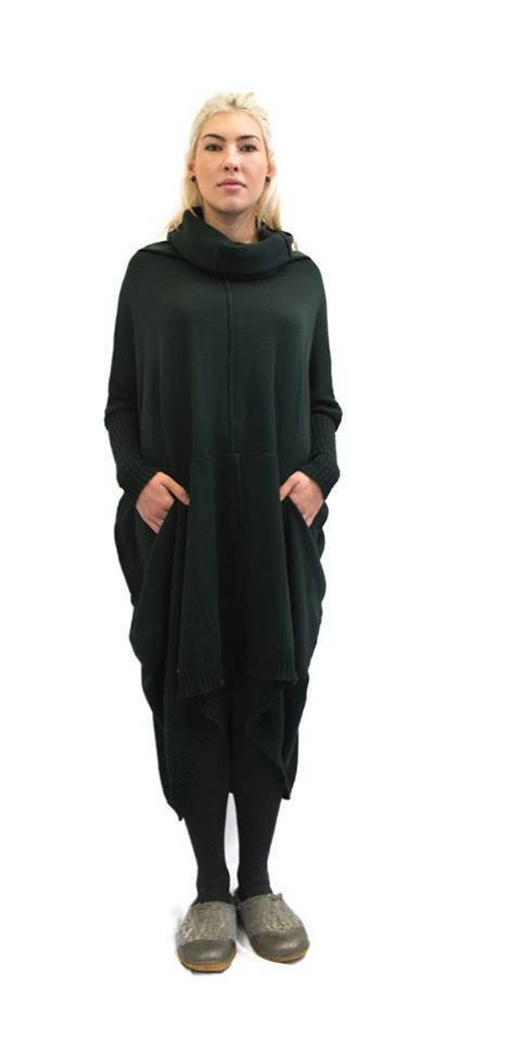 slim fit dress slacks The Emery Cowl Neck Sweater Dress in Emerald (Final Sale) Petite 39