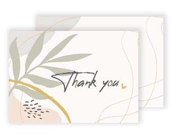 Thank You Cards Postcards Notes & Envelopes A6 Pack of Thankyou Cards Notes