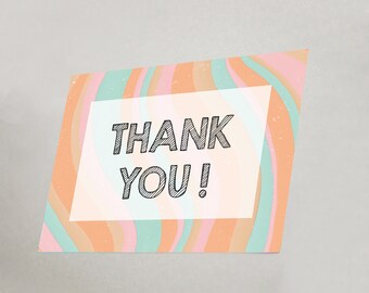 Thank You Cards Postcards Notes & Envelopes A6 Pack of Thankyou Cards Notes