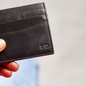 Cartera de cuero vintage y tarjetero / Regalo perfecto para el Día del Padre, un gran regalo para papá o abuelo imagen 6