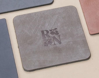 Personalised Leather Coaster | Custom Logo & Corporate Gifting