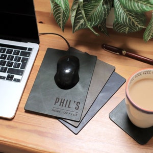 Personalisiertes Mini-Muss aus Verbundleder für Bluetooth-Mäuse * 5 BENUTZERDEFINIERTE *