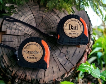 Dad tape measure, grandpa tape measure, personalized Father’s Day gift, personalized tape measure, Father’s Day gifts